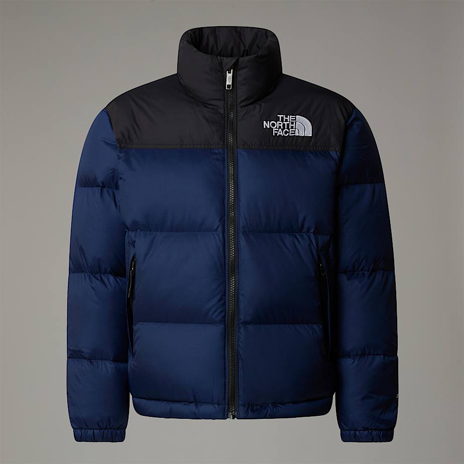 The North Face Teens' 1996 Retro Nuptse Jacket Summit Navy-tnf Black