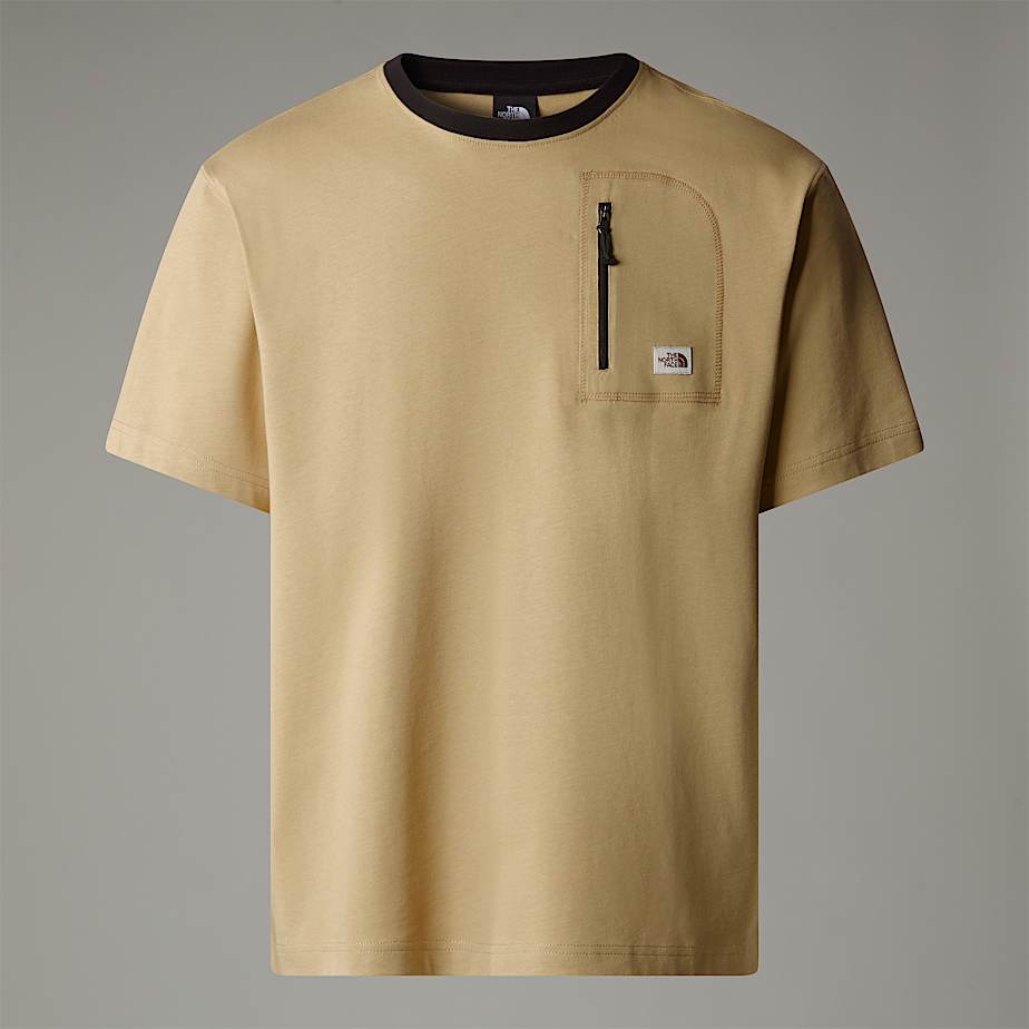 The North Face Men's Heritage Pocket T-shirt Khaki Stone