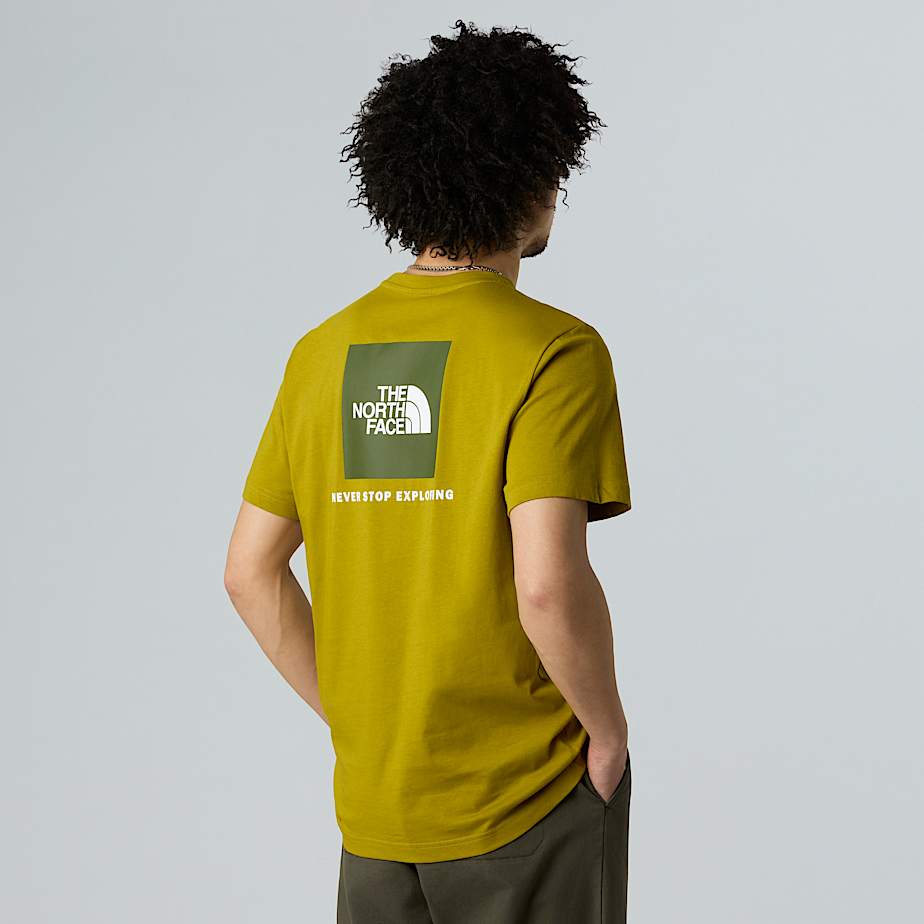 The North Face Nse Box T-Shirt FüR Herren Deep Dijon-Woodland Green GrößE S Male-image