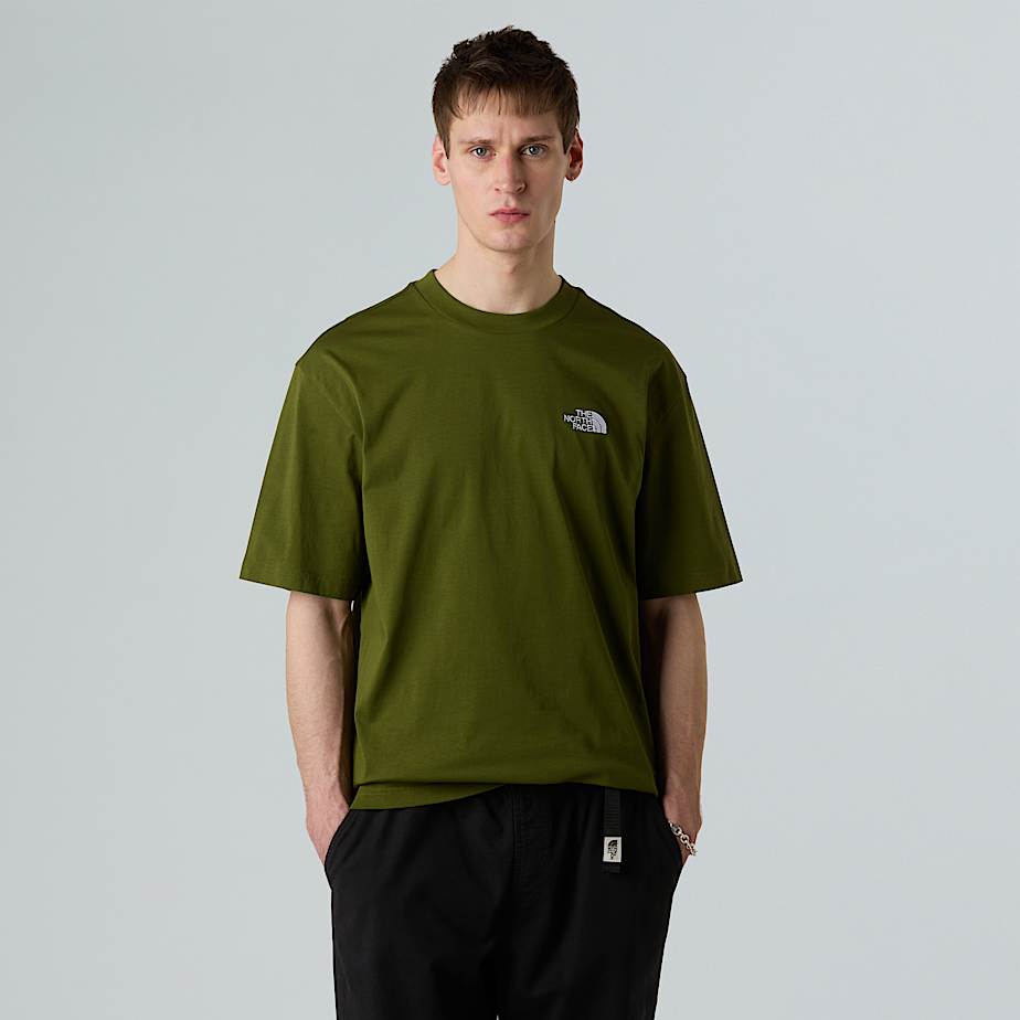 The North Face Oversized Essential T-shirt Für Herren Woodland Green 