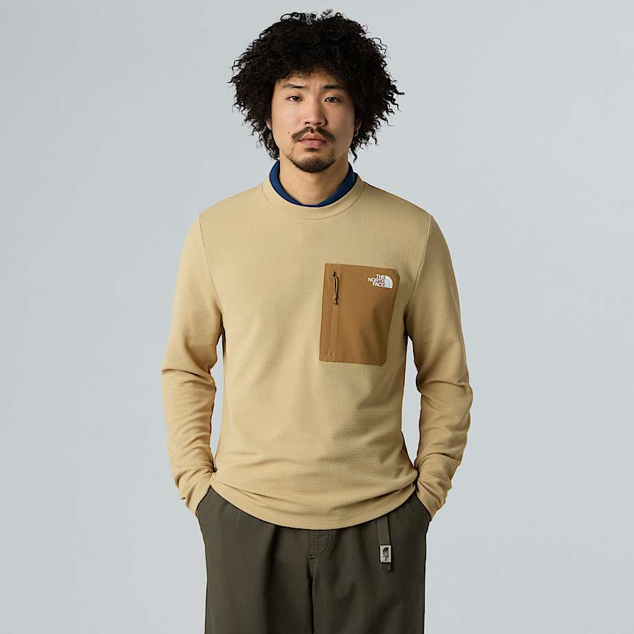 The North Face Kecha Sweatshirt Für Herren Khaki Stone-utility Brown 