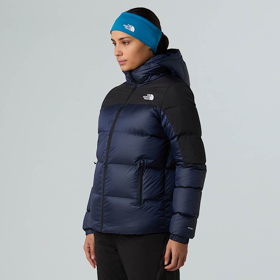The North Face Diablo 2.0 Daunenjacke Mit Kapuze Für Damen Estate Blue Black Heather-tnf Black 