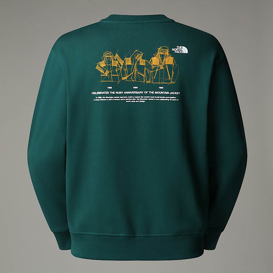 The North Face Mountain Jacket Anniversary Relaxed Sweatshirt Deep Nori