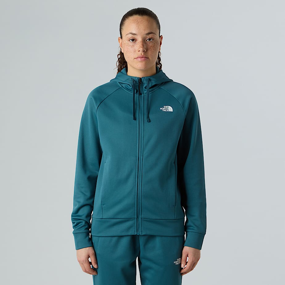 The North Face Women's Reaxion 2.0 Full-zip Hooded Jacket Space Dark Heather