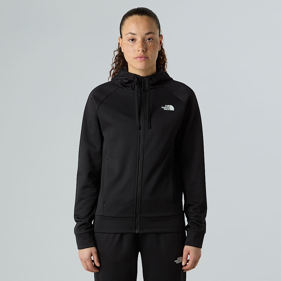 The North Face Reaxion 2.0 Kapuzenjacke Mit Durchgehendem Rv FüR Damen Tnf Black Heather GrößE M Female-image
