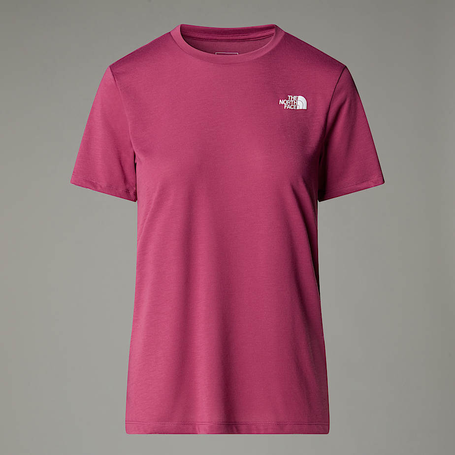 The North Face Camiseta Con Estampado Gráfico Foundation Half Dome Para Mujer Cyber Berry 