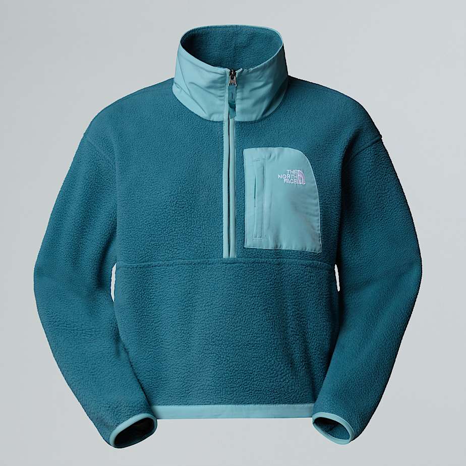 The North Face Yumiori Off-peak Fleecejacke Mit 1/2-langem Rv Für Damen Space-blue Eclipse 