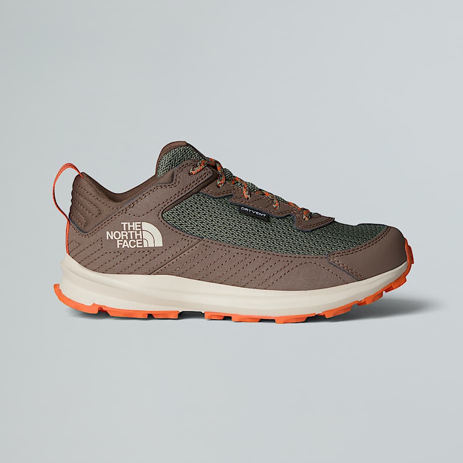 The North Face Fastpack Wasserdichte Wanderschuhe Für Jugendliche Bark Mist-smokey Brown 