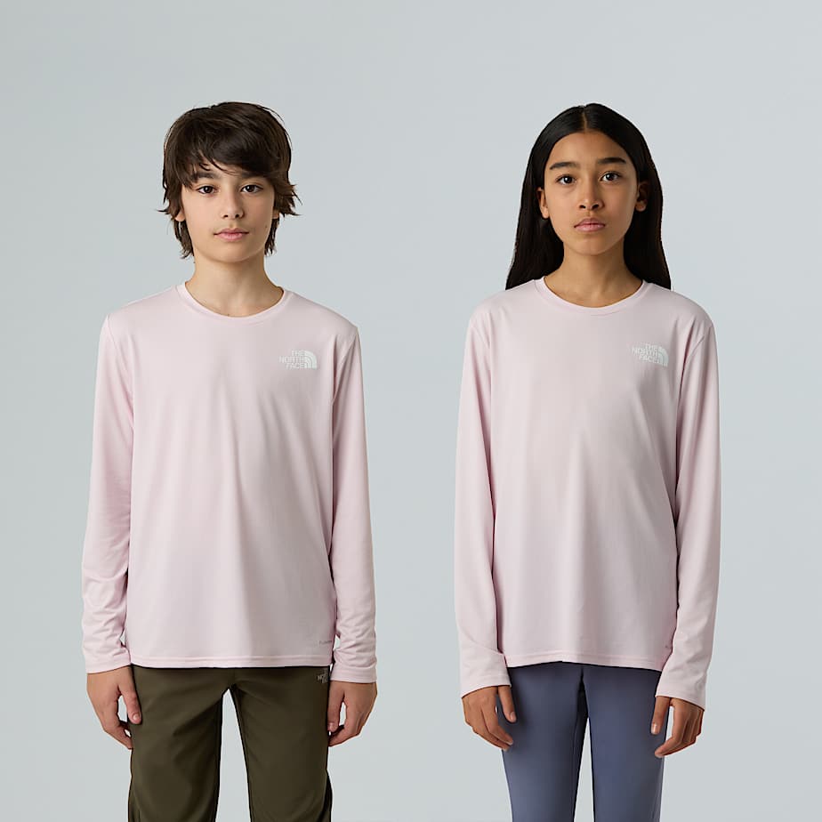 The North Face Camiseta De Manga Larga 24/7 Para Jóvenes Pale Blossom 