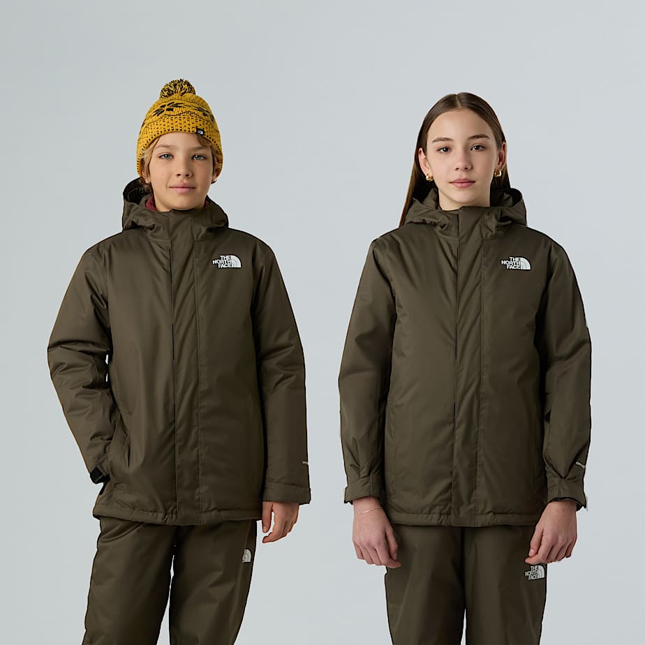 The North Face Snowquest Jacke Für Jugendliche New Taupe Green 