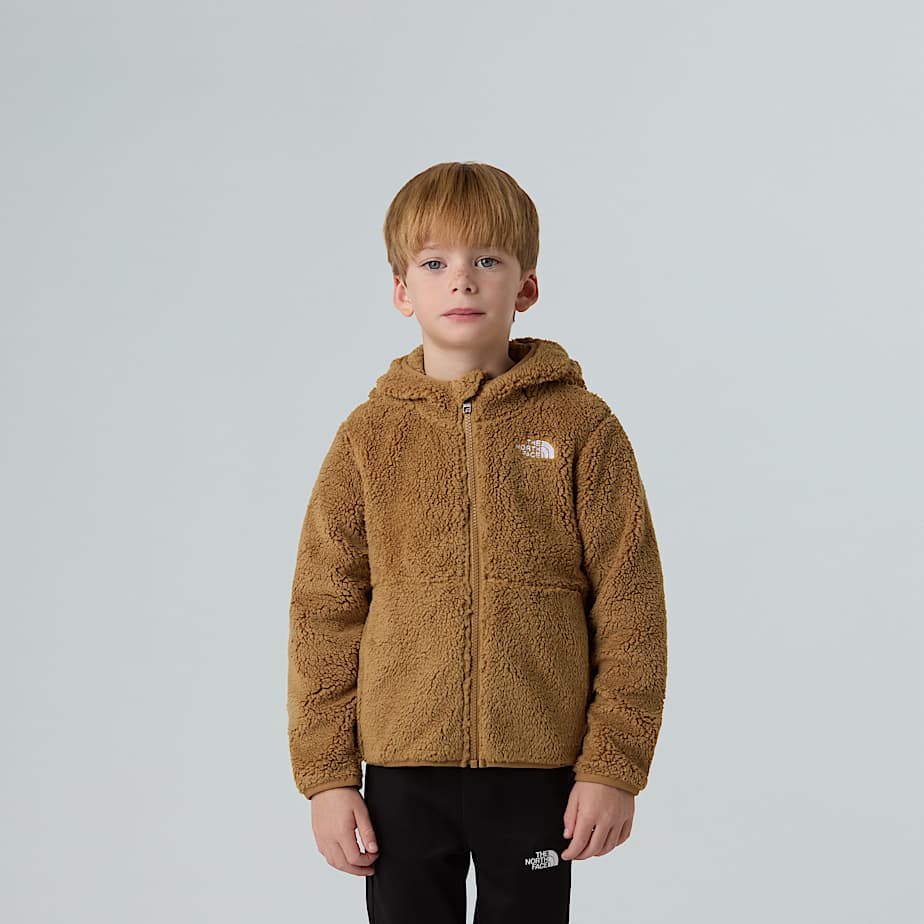 The North Face Campshire Kapuzenpulli Mit Durchgehendem Rv Für Kinder Teddy Brown 