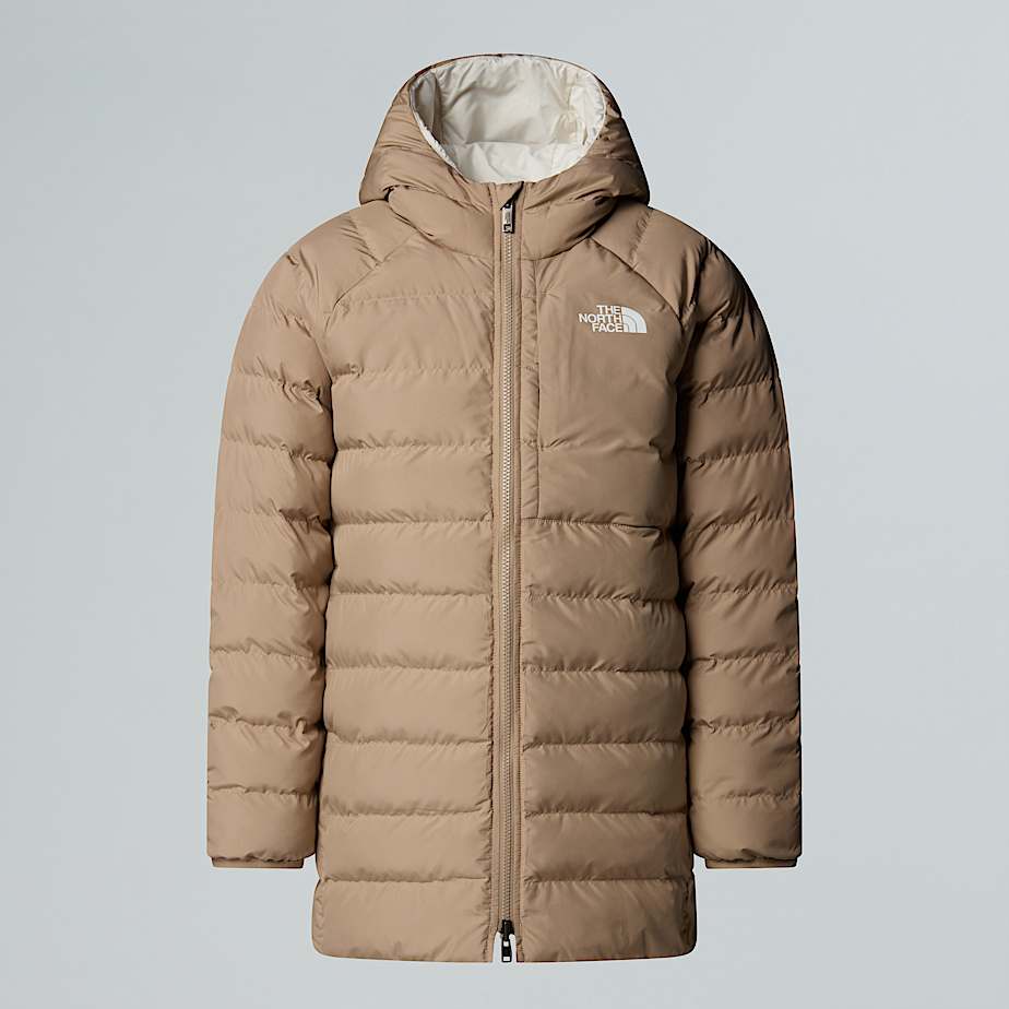 The North Face Perrito Wendeparka Für Mädchen Mushroom Grey 