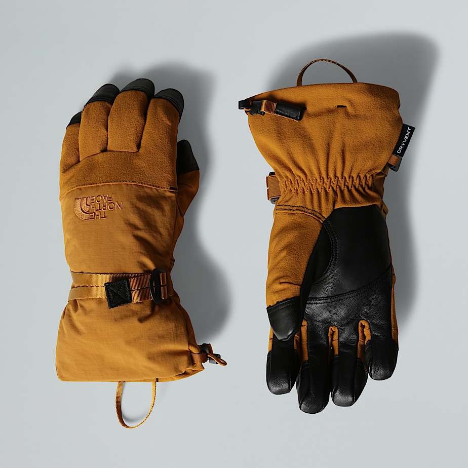 The North Face Montana Leather Waterproof Gloves Timber Tan-timber Tan Heather