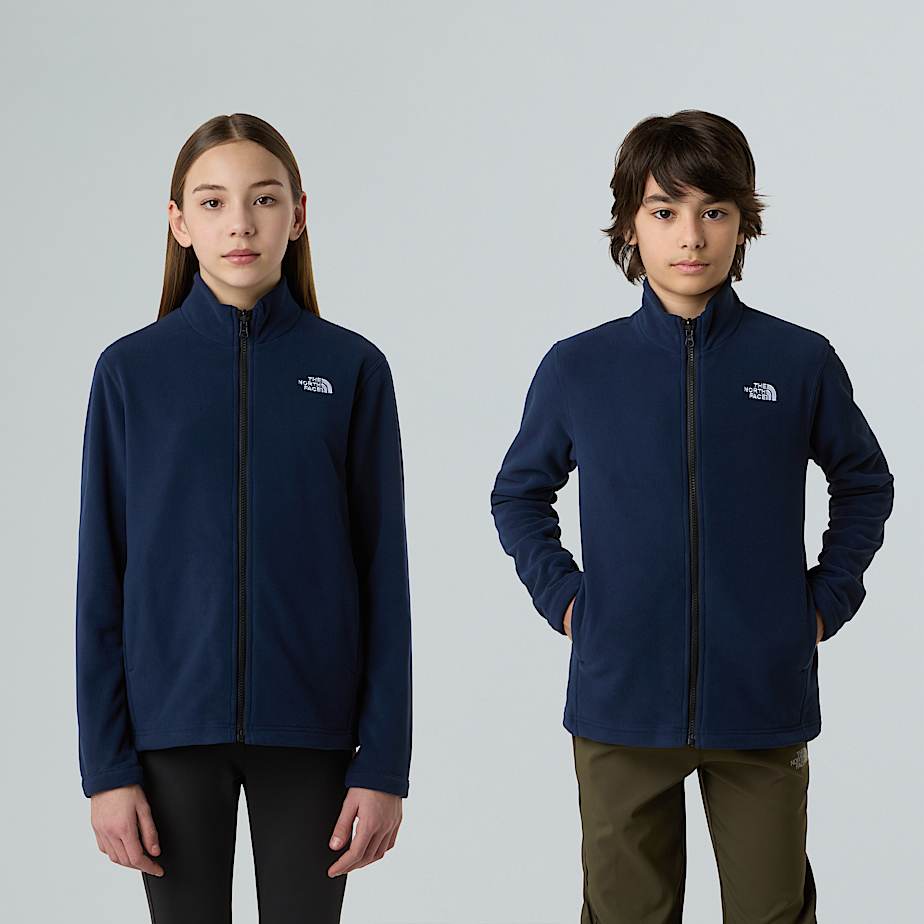The North Face Glacier Zip-in Kompatibel Fleece Für Jugendliche Summit Navy 