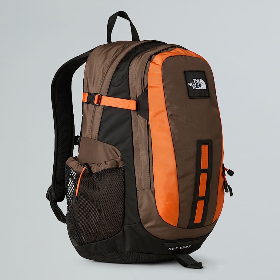 The North Face Hot Shot Rucksack – Special Edition Smokey Brown-tnf Black-solar Flare 