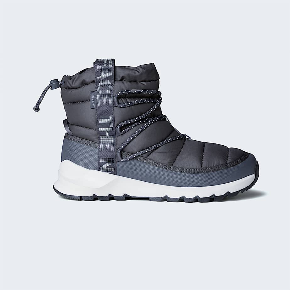The North Face Thermoball™ Wasserdichte Winterstiefel Mit Schnürung Für Damen Anthracite Grey-white Ash 