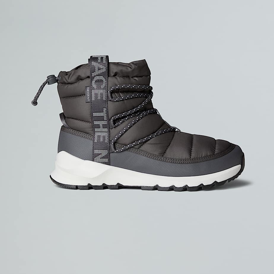The North Face Thermoball™ Wasserdichte Winterstiefel Mit Schnürung Für Damen Anthracite Grey-white Ash 