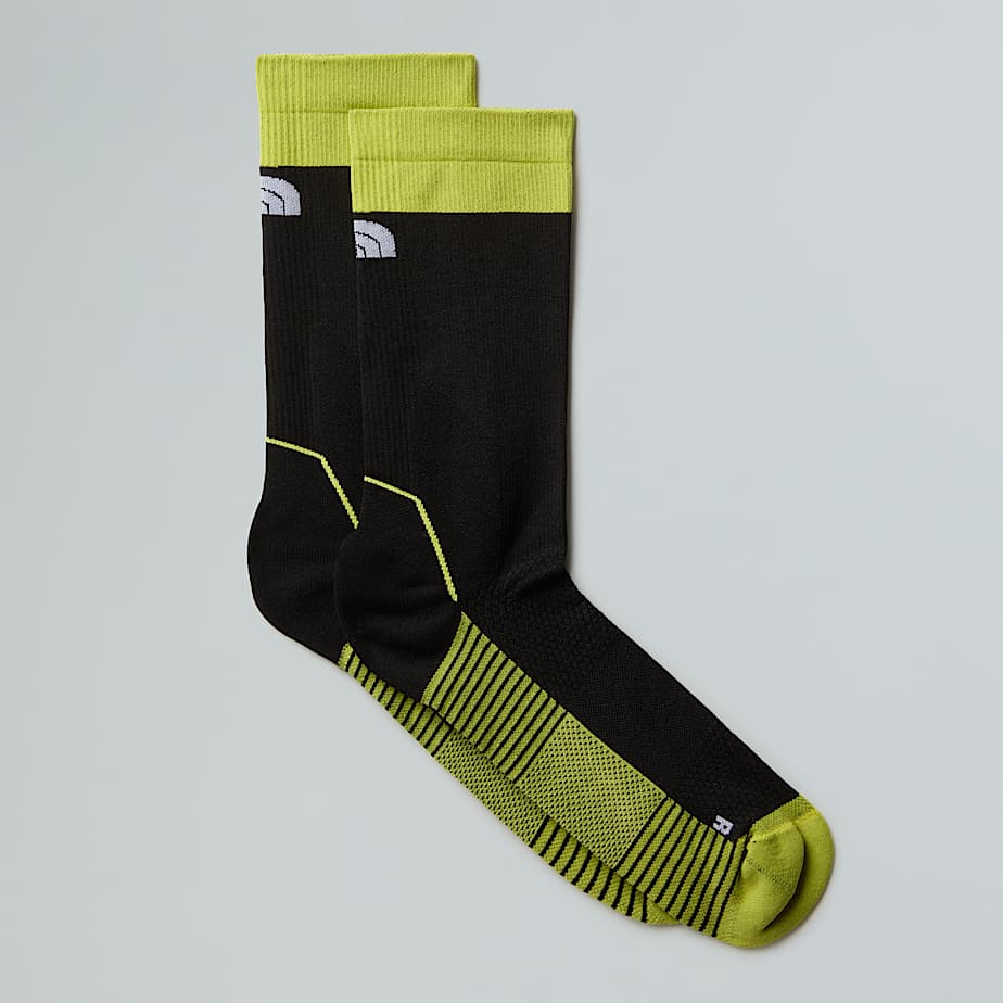 The North Face Trail Run Light Crew-socken Tnf Black-fizz Lime 