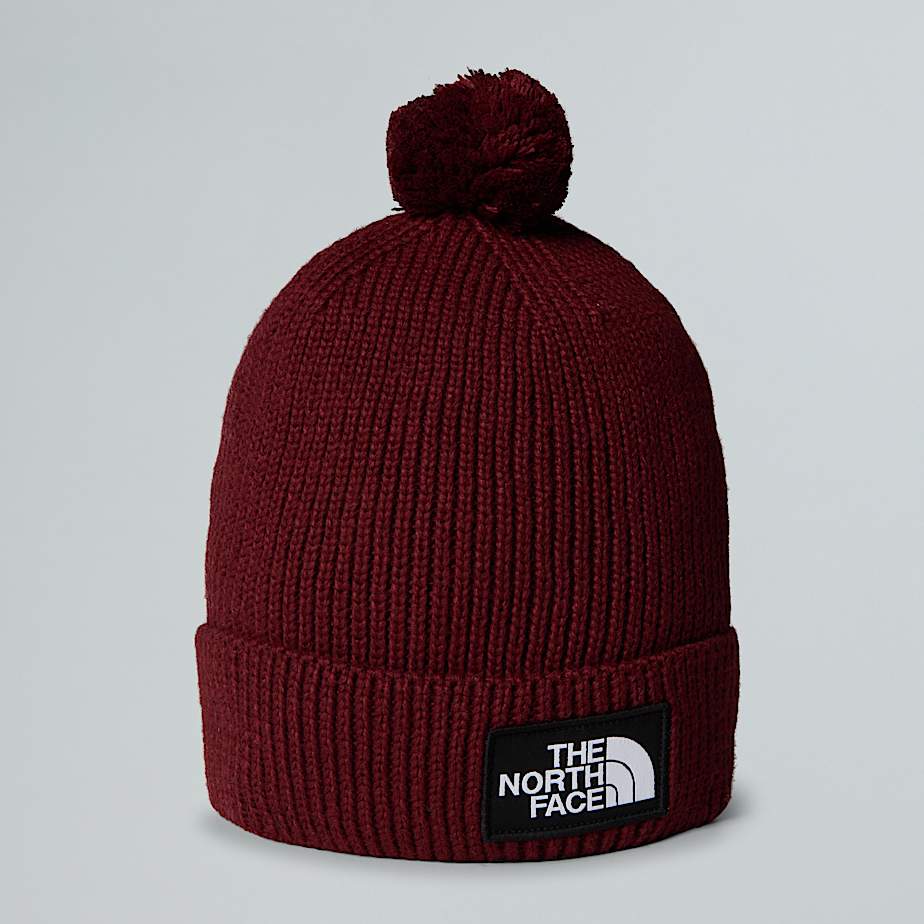 The North Face Tnf Logo Box Pom Beanie Sumac One