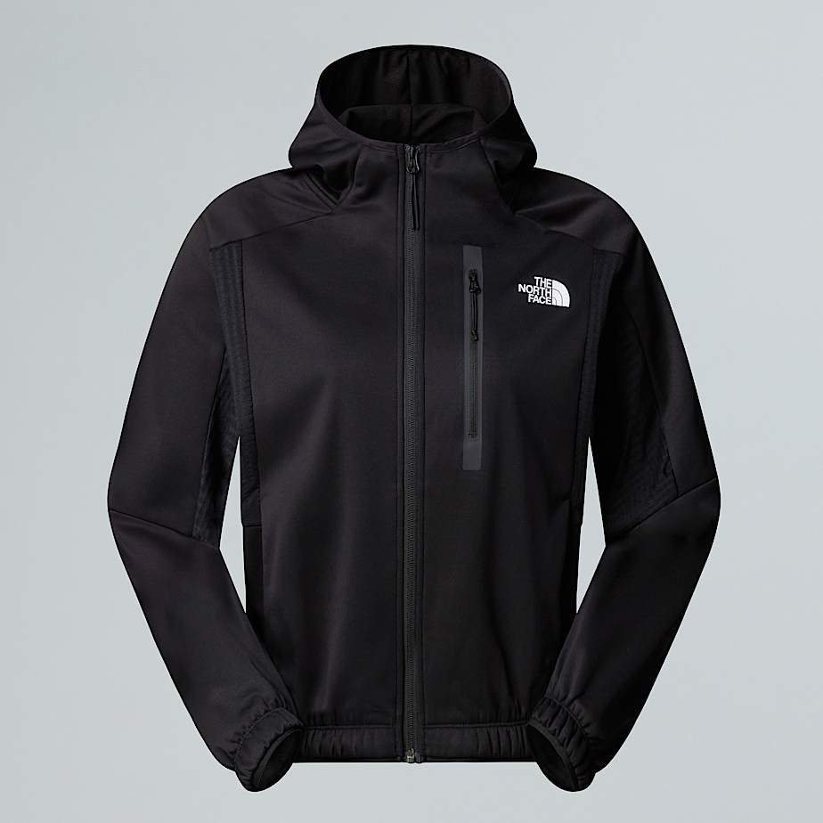 The North Face Mountain Athletics Kapuzenfleece Mit Durchgehendem Rv FüR Damen Tnf Black GrößE Xxl Female-image