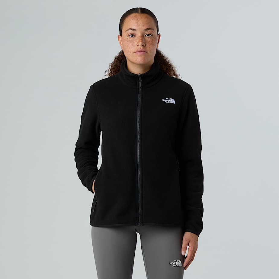 The North Face Glacier Fleece Mit Durchgehendem Rv FüR Damen Tnf Black GrößE L Female-image