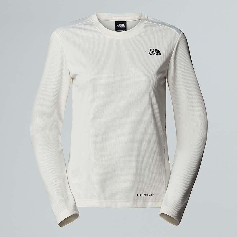 The North Face Women's Shadow Long-sleeve T-shirt White Dune