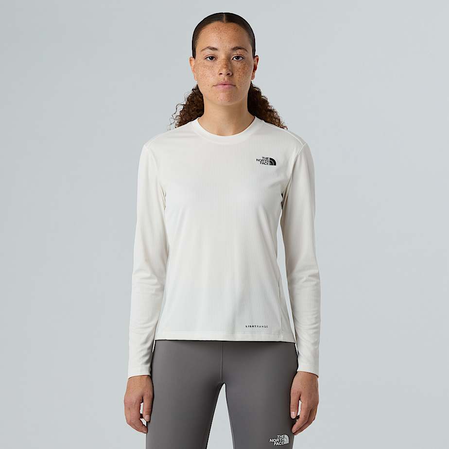 The North Face Shadow Langarm-shirt Für Damen White Dune 