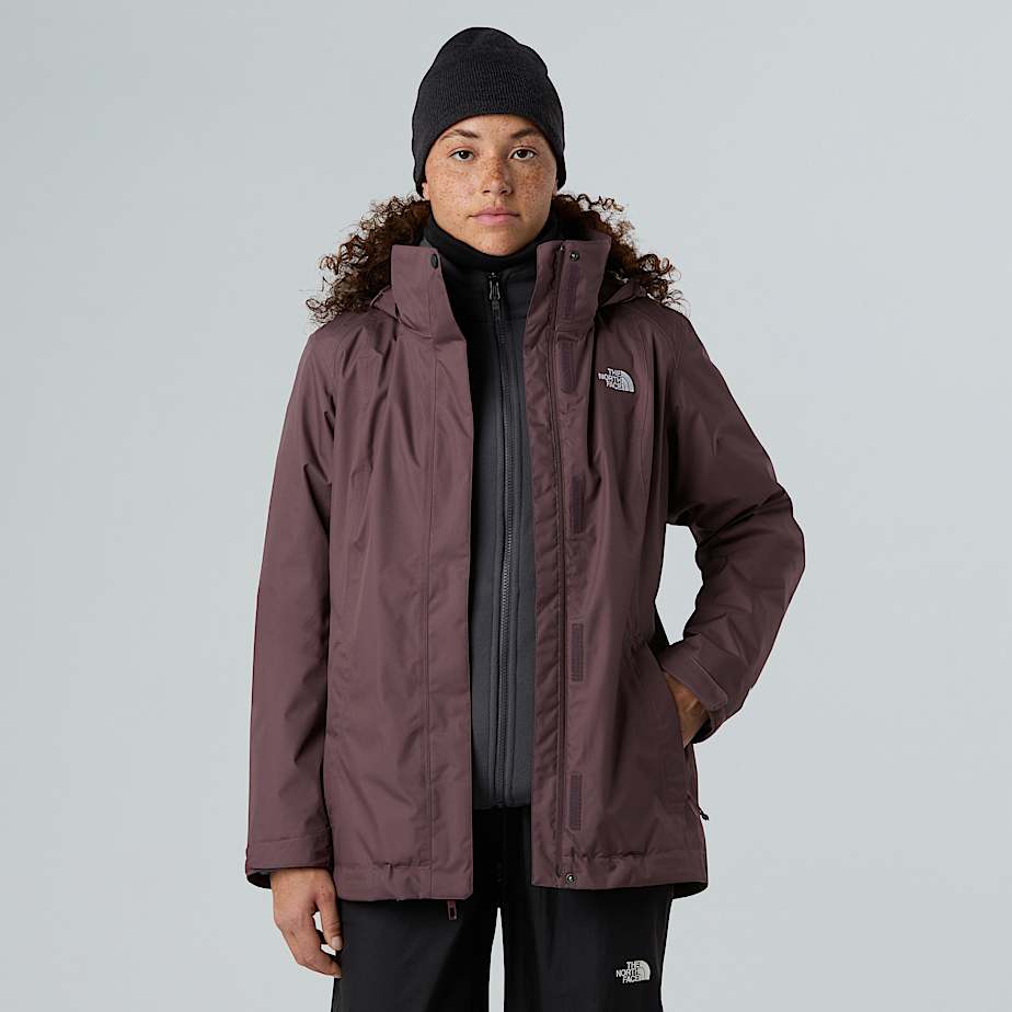 The North Face Women's Evolve Ii Triclimate® 3-in-1 Jacket Tawny Quartz-anthracite Grey