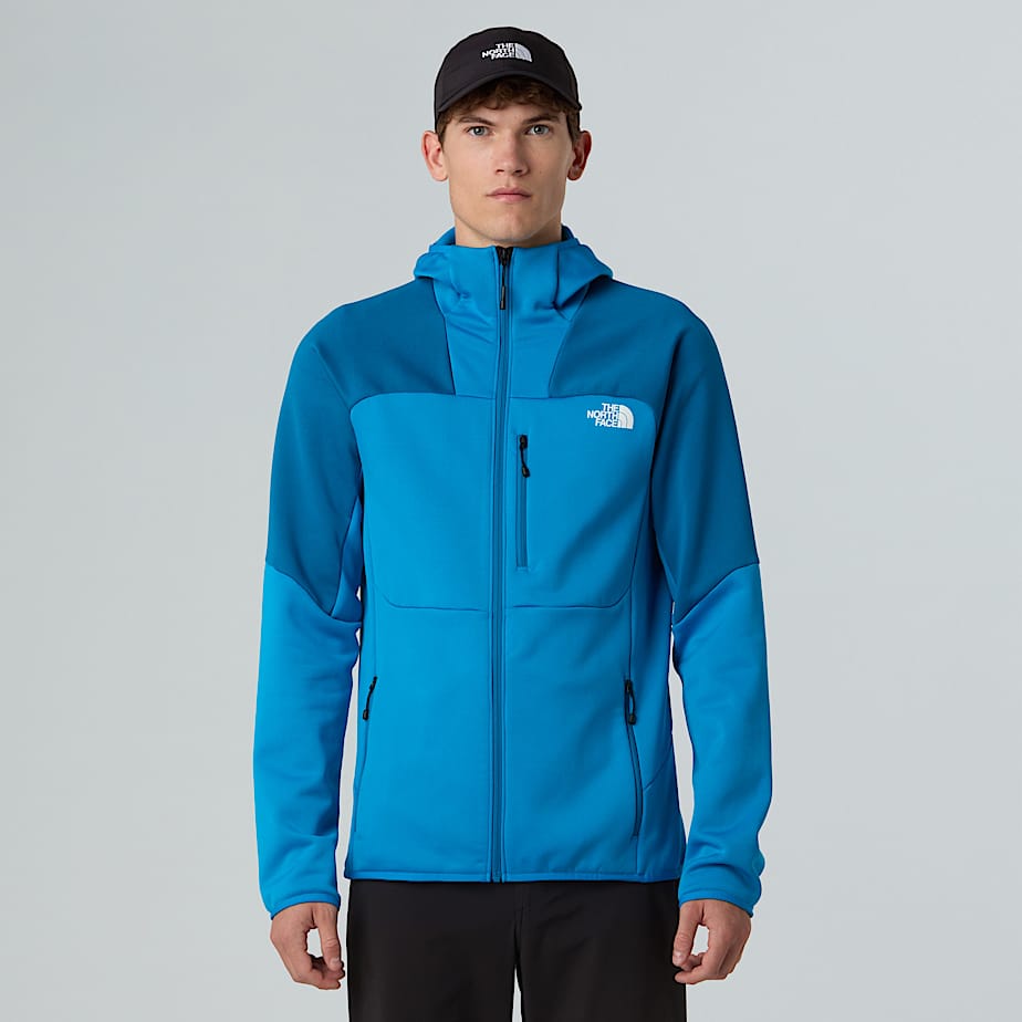 The North Face Meteora Fleece Mit Durchgehendem Rv Für Herren Skyline Blue-adriatic Blue 