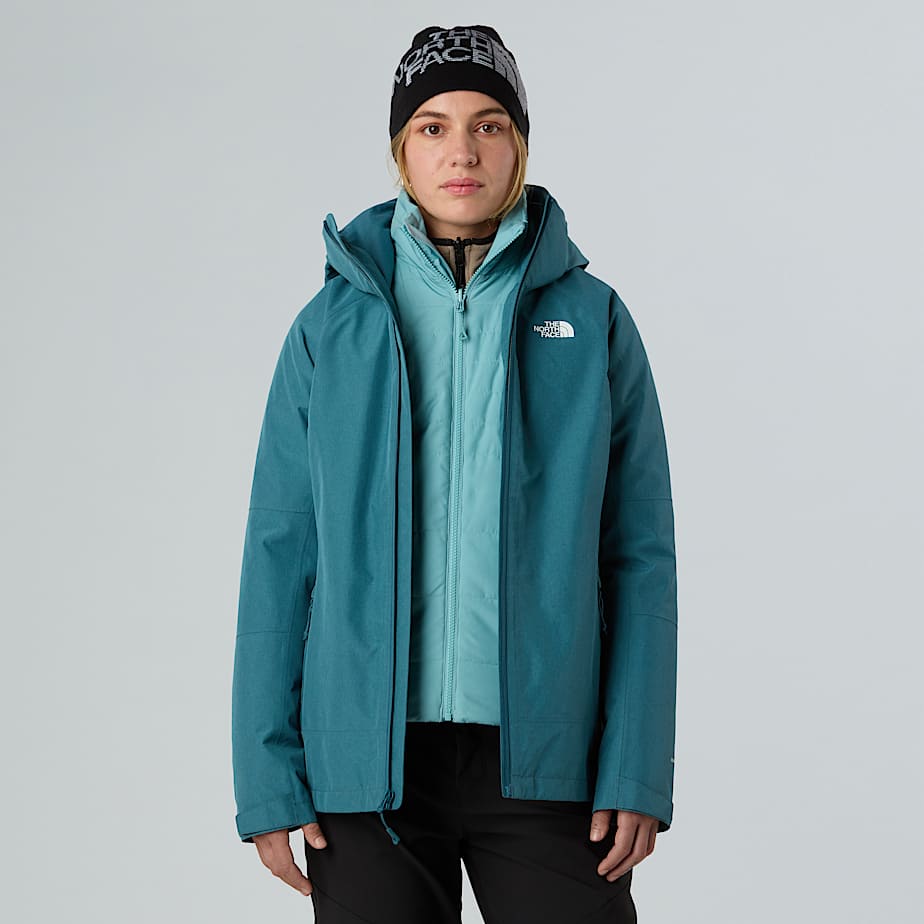 The North Face Women's Inlux Triclimate Jacket Space Dark Heather-blue Eclipse