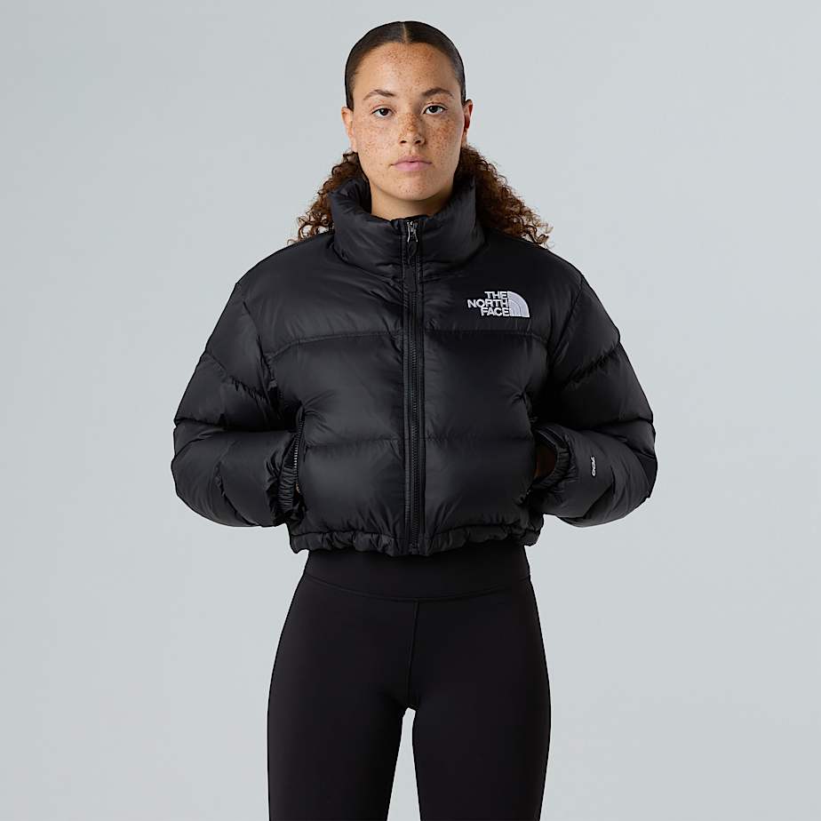 The North Face Chaqueta Corta Nuptse Para Mujer Tnf Black-tnf Black-recycled Down 