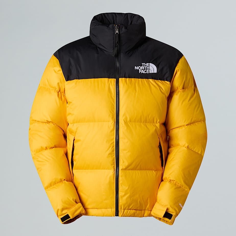 The North Face Men’s 1996 Retro Nuptse Jacket Summit Gold-tnf Black-recycled Down