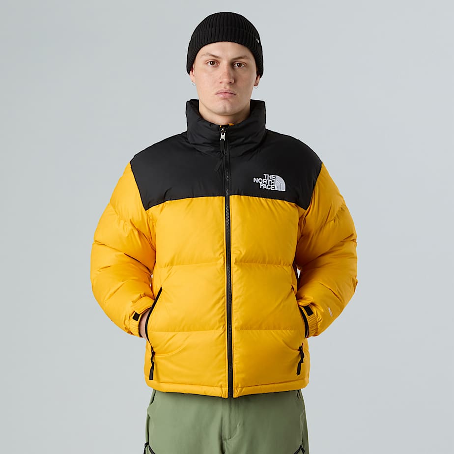 The North Face 1996 Retro Nuptse Jacke Für Herren Summit Gold-tnf Black-recycled Down 