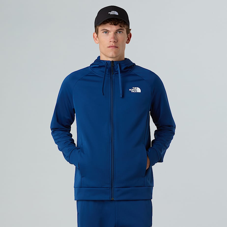 The North Face Men's Reaxion 2.0 Full-zip Hooded Jacket Estate Blue Dark Heather