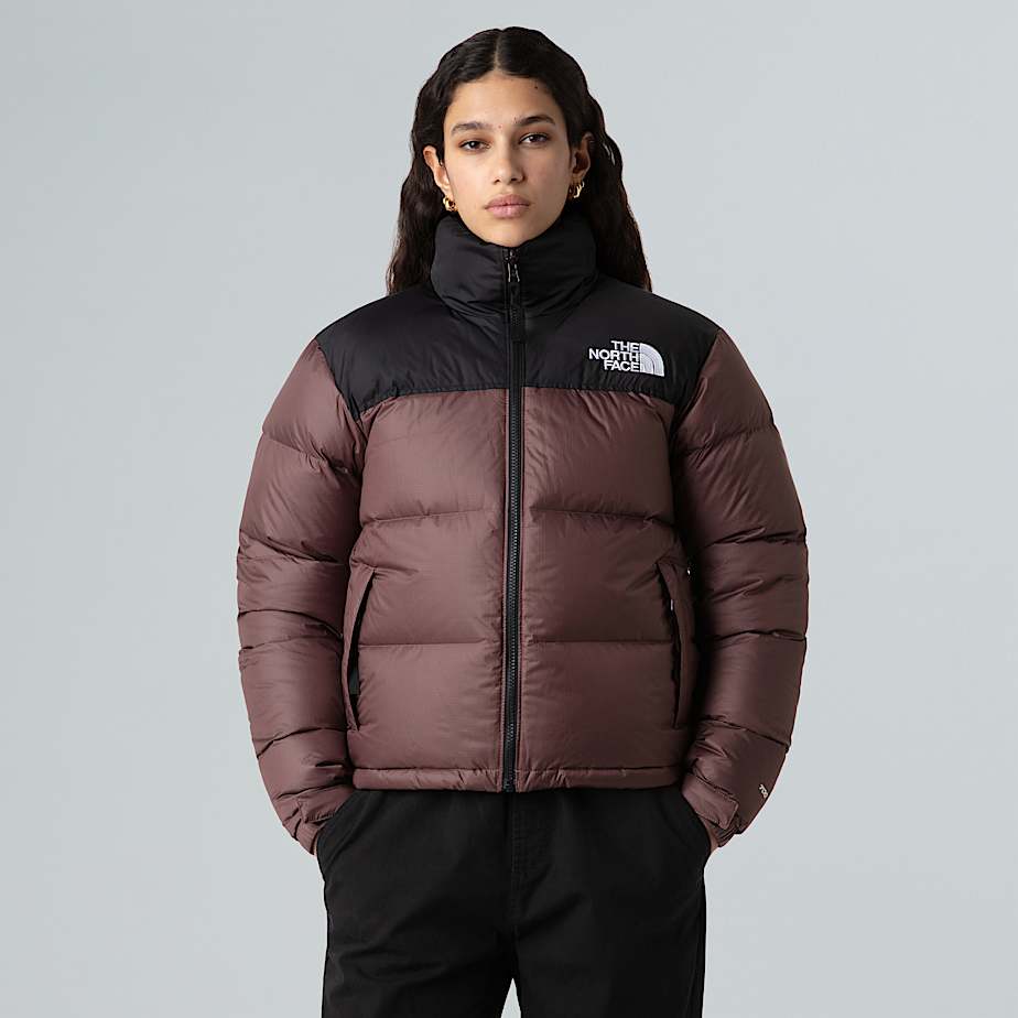 The North Face 1996 Retro Nuptse Jacke Für Damen Tawny Quartz-tnf Black 