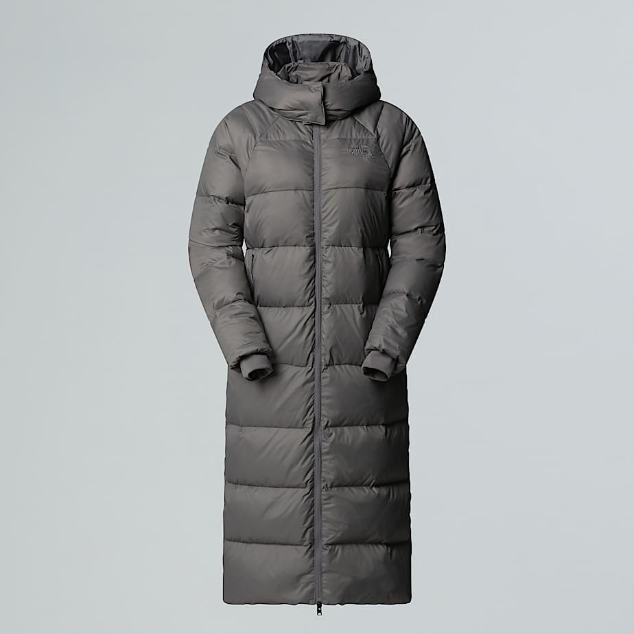 The North Face Hydrenalite City Langer Daunen-parka Mit Kapuze Für Damen Smoked Pearl 