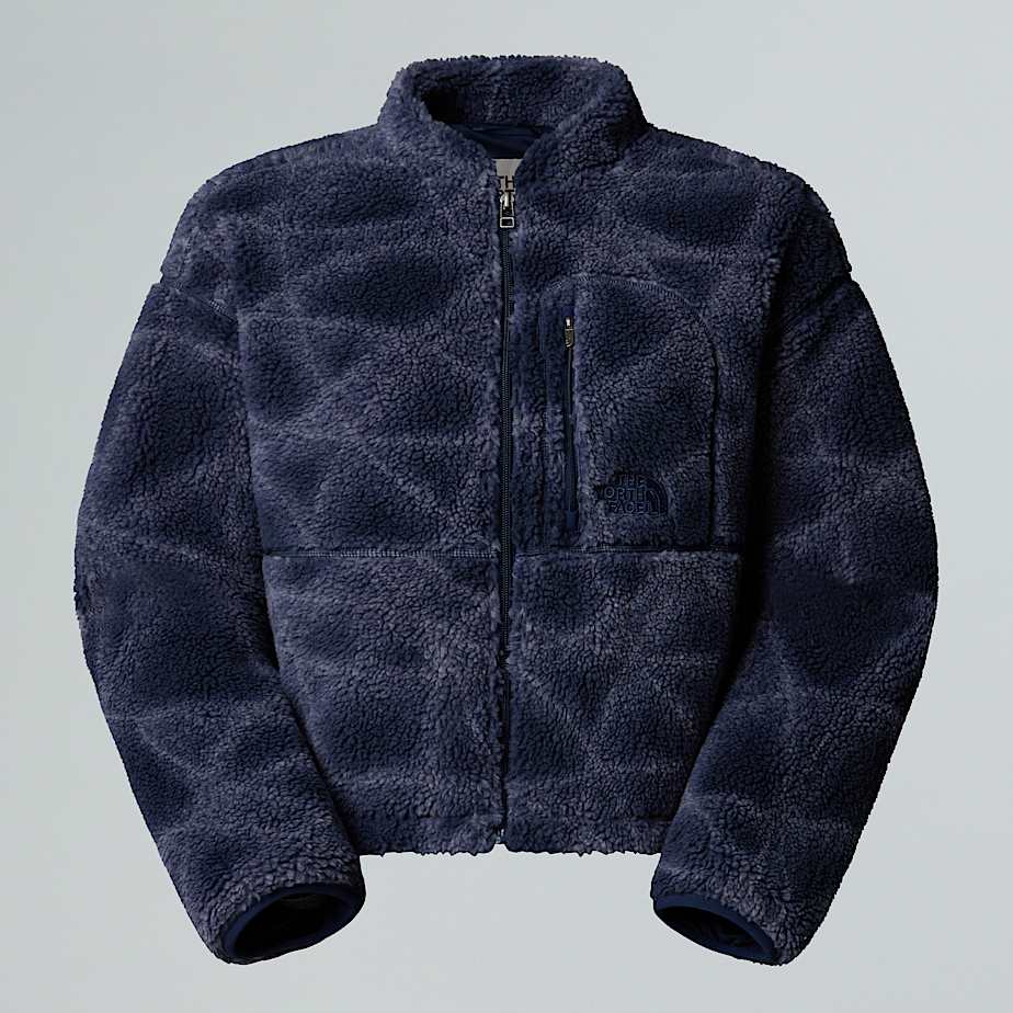 The North Face Women's Extreme Pile Printed Full-zip Fleece Summit Navy Sun Halos Print