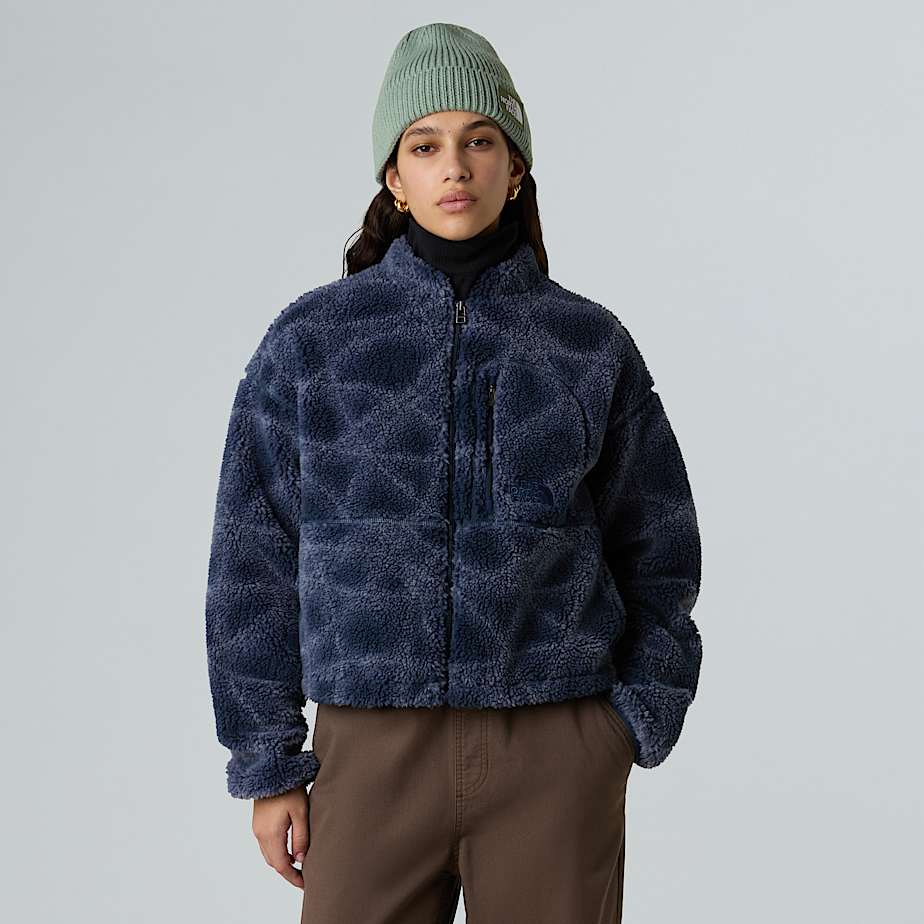 The North Face Extreme Pile Fleece Mit Durchgehendem Rv Und Aufdruck Für Damen Summit Navy Sun Halos Print 