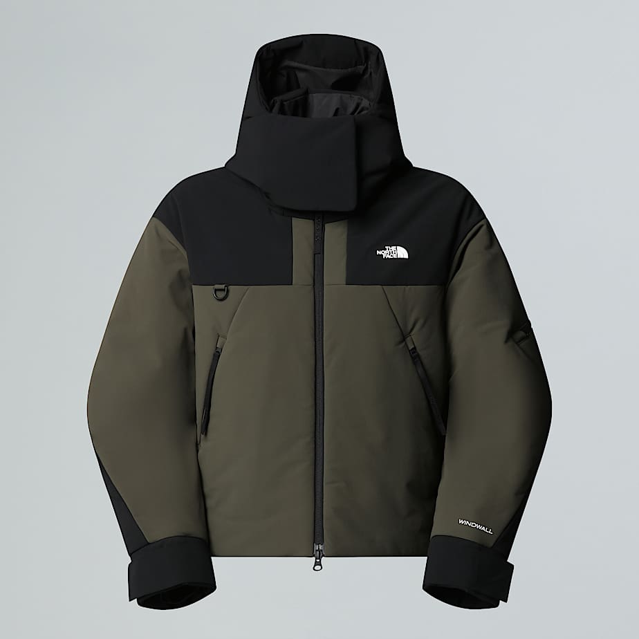 The North Face Women's Movement Padded Bomber Jacket Tnf Black-new Taupe Green