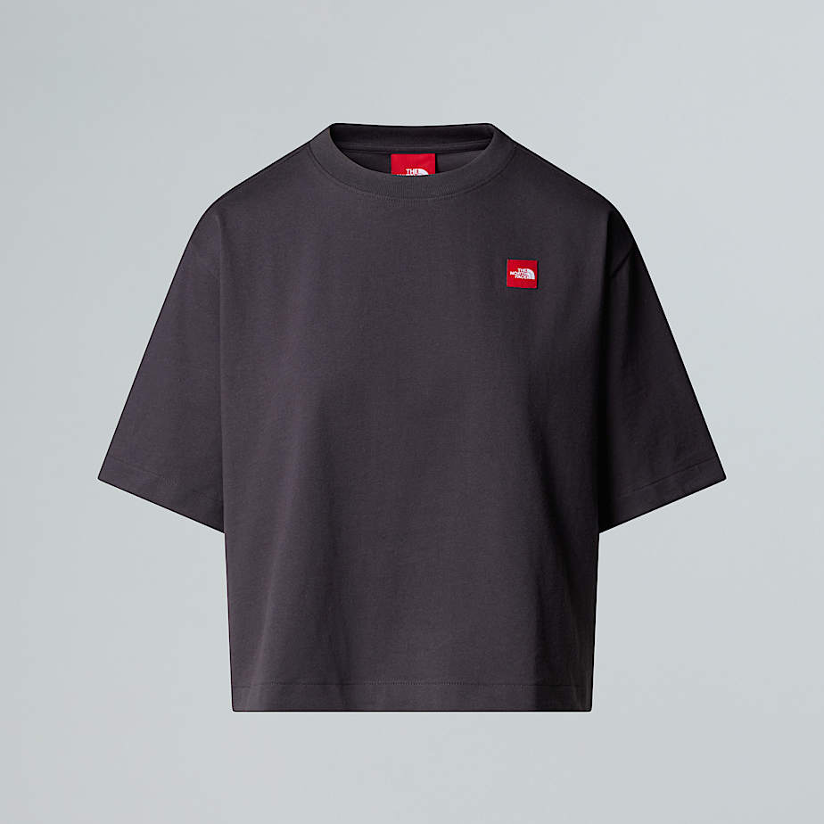 The North Face Red Box Boxy T-shirt Für Damen Obsidian 