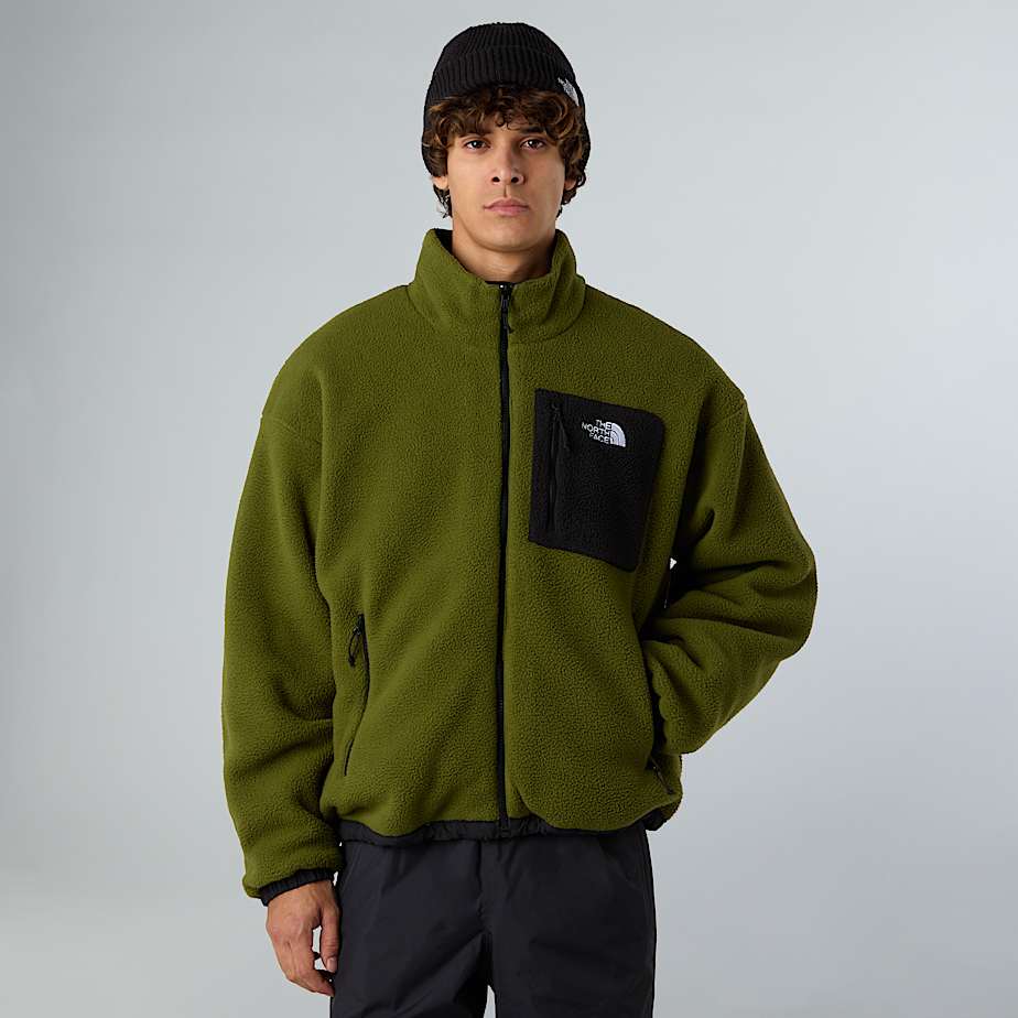 The North Face Chaqueta Polar Reversible Yumiori Para Hombre Tnf Black-woodland Green 