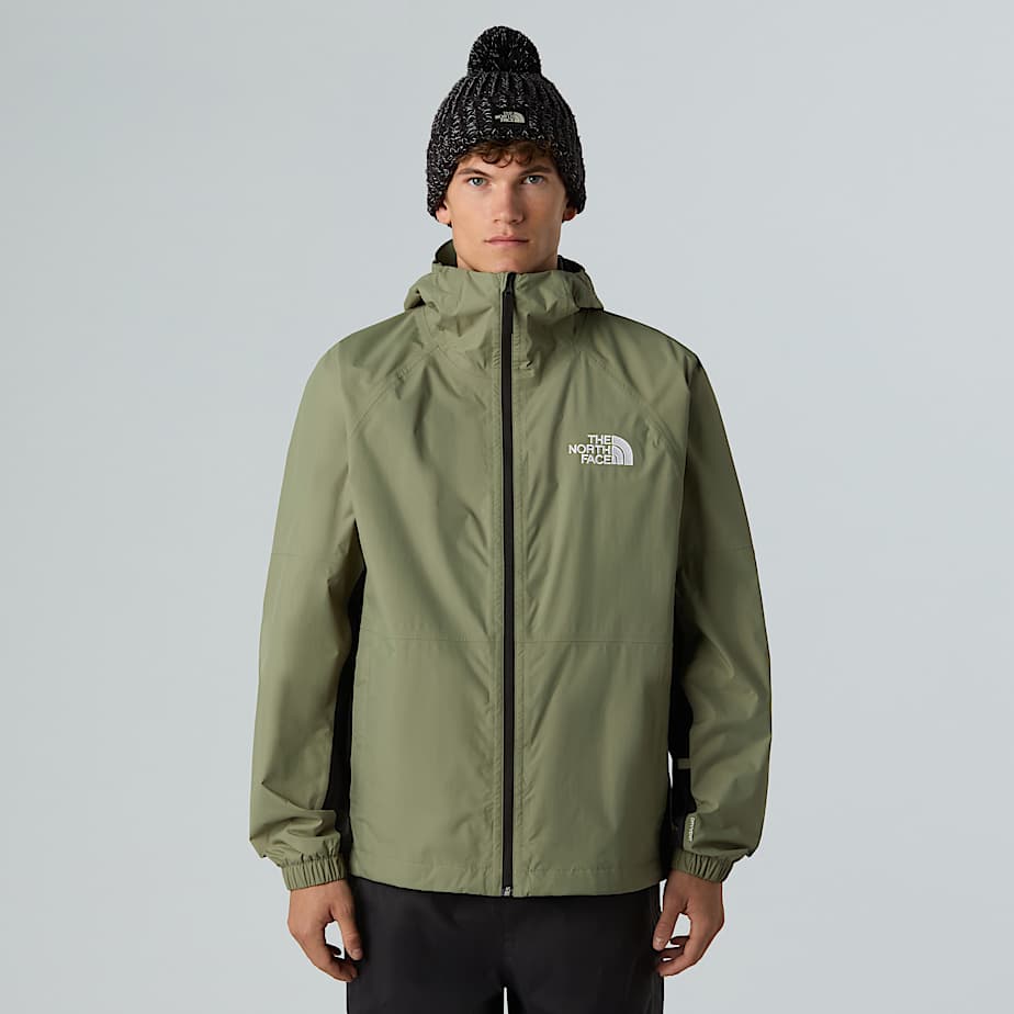 The North Face Build Up Jacke FüR Herren Bark Mist-Tnf Black GrößE Xxl Male-image