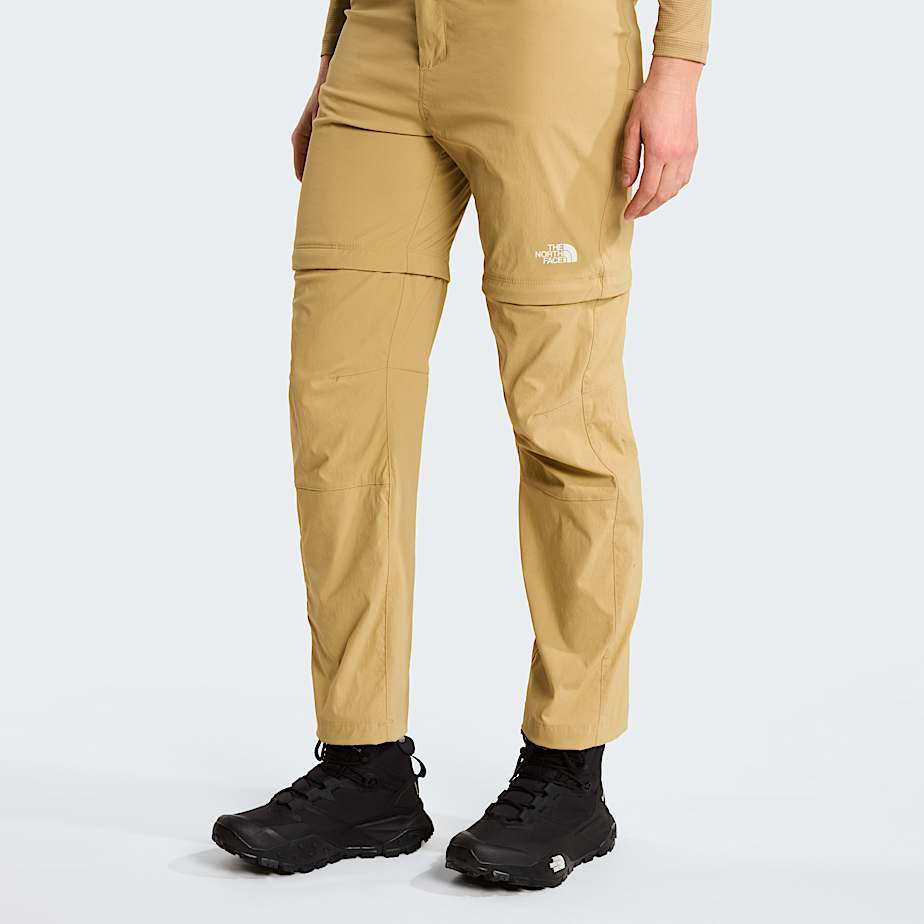 The North Face Women's Exploration Convertible Regular Straight Trousers Khaki Stone