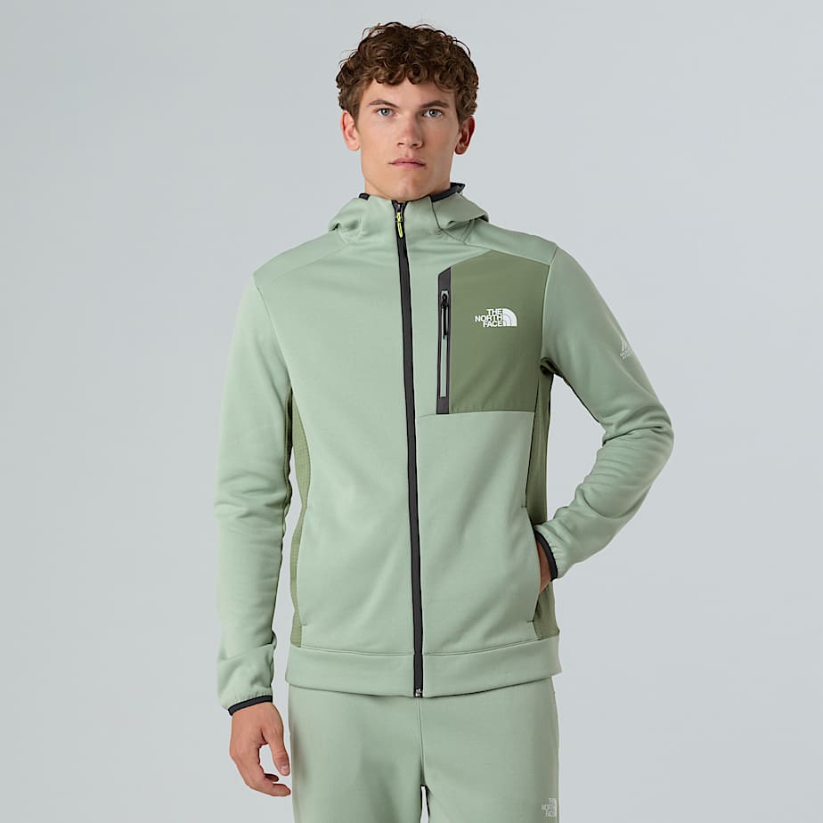The North Face Mountain Athletics Kapuzenfleece FüR Herren Slate Moss-Bark Mist GrößE Xl Male-image