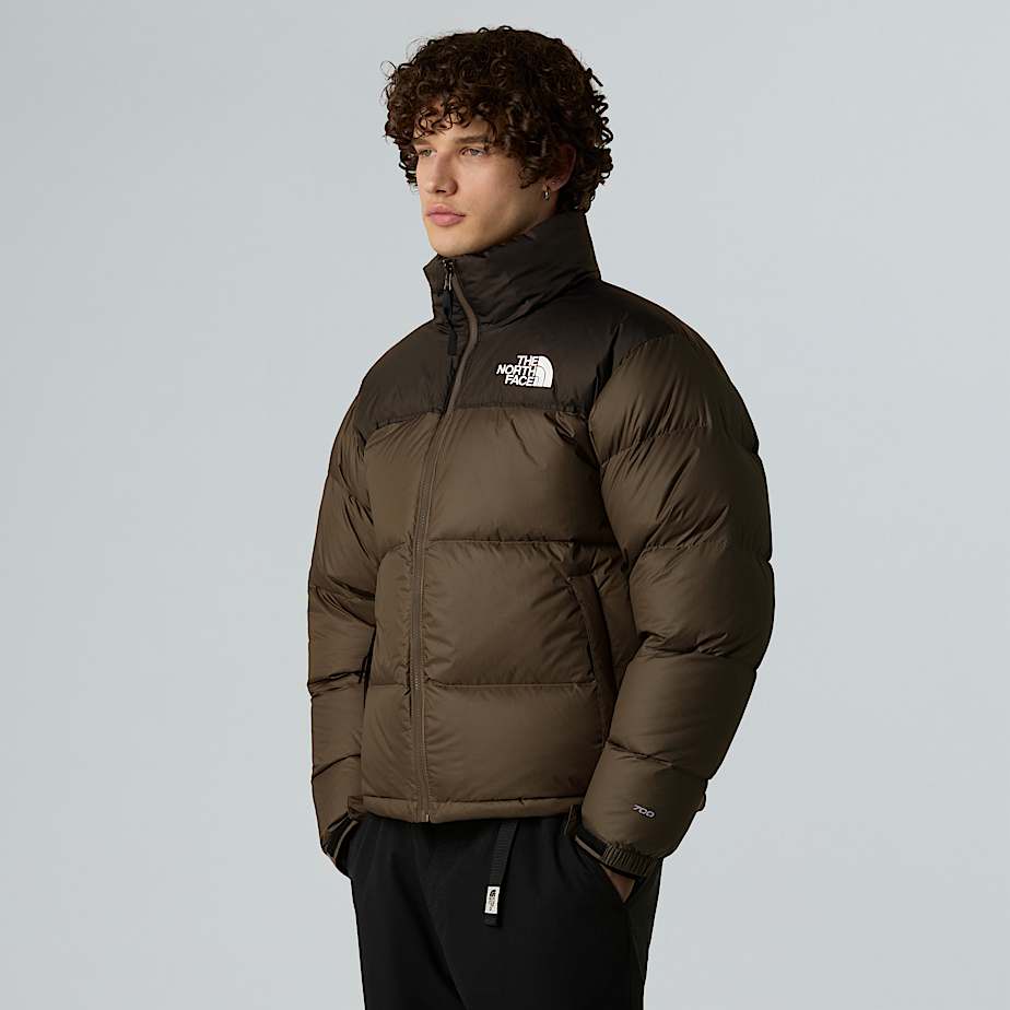 The North Face Chaqueta Nuptse Retro 1996 Para Hombre Mocha Brown-tnf Black 