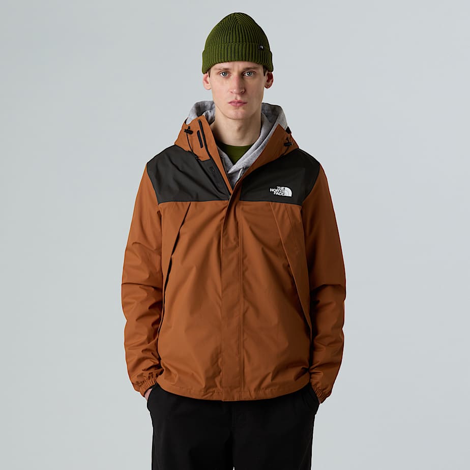 The North Face Antora Jacke Für Herren Burnt Umber-tnf Black 