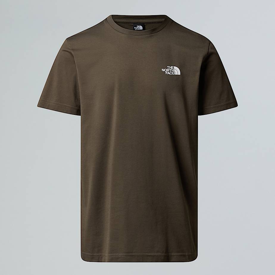 The North Face Simple Dome T-shirt Für Herren New Taupe Green 