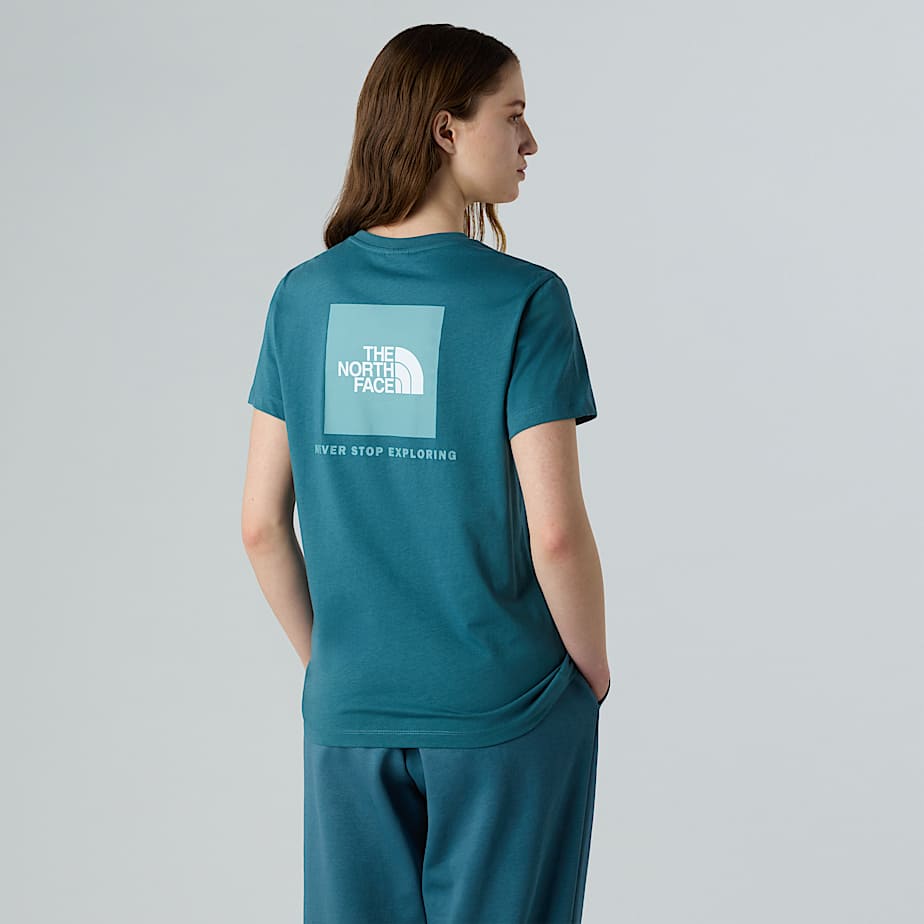 The North Face Nse Box Relaxt Geschnittenes T-shirt Für Damen Space-blue Eclipse 