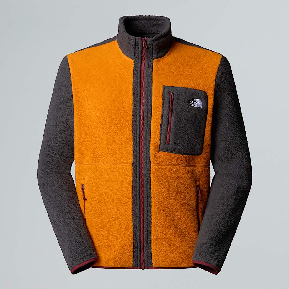 The North Face Yumiori Fleecejacke Mit Durchgehendem Rv Für Herren Agate Orange-asphalt Grey-sumac 