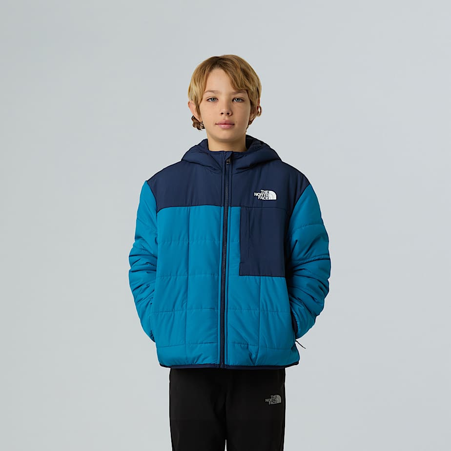 The North Face Shasta Wendejacke Mit Durchgehendem Rv Und Kapuze Für Jungen Dusk Blue-summit Navy 